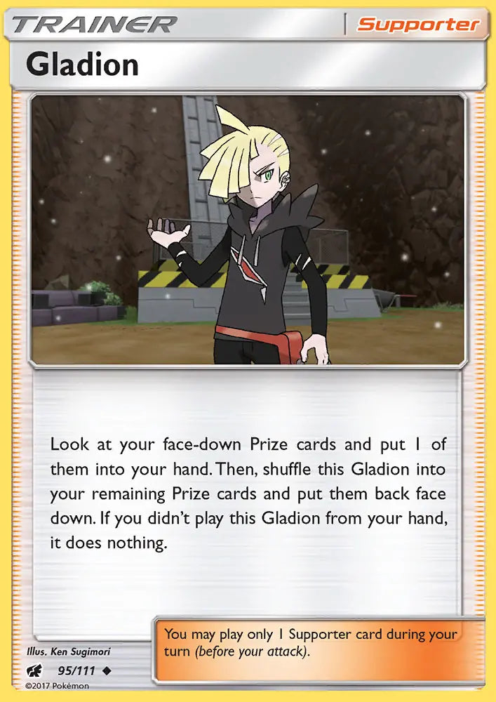 Gladion 95 Crimson Invasion Pokesingles