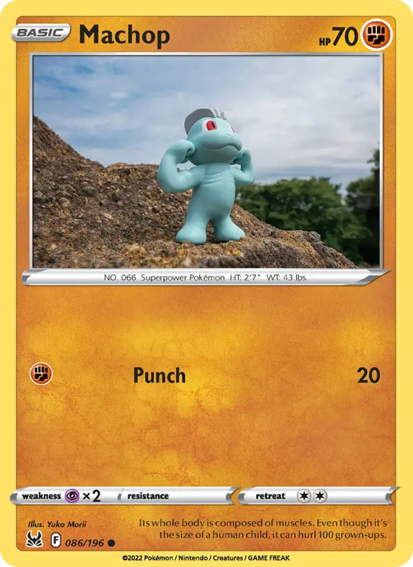 Machop 86 Lost Origin Pokesingles