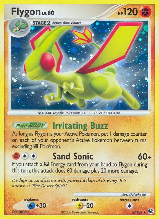 Flygon 5 Secret Wonders Pokesingles