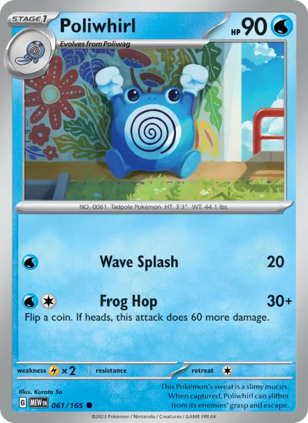 Poliwhirl 61 151 Pokesingles