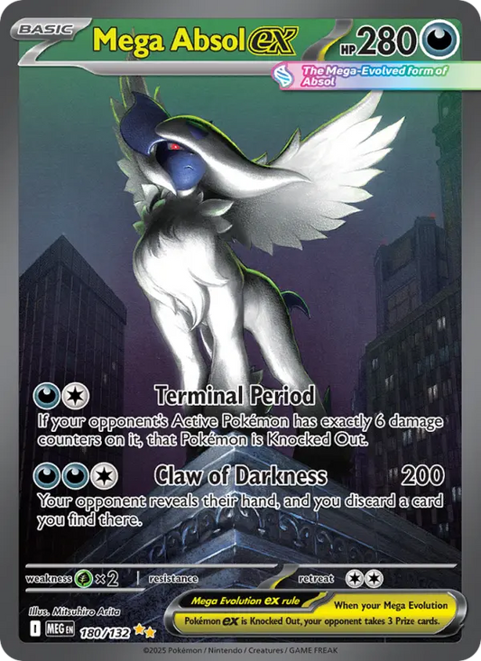 Mega Absol ex 180 Mega Evolution Pokesingles