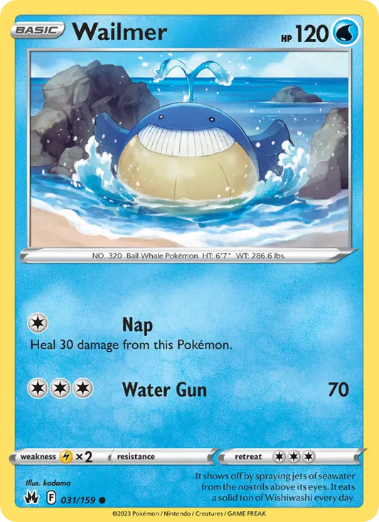 Wailmer 31 Crown Zenith Pokesingles