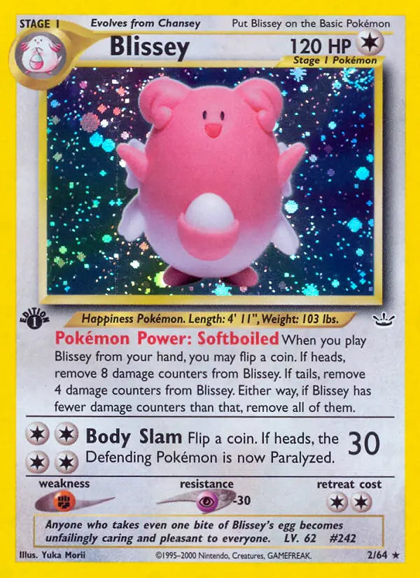 Blissey 2 Neo Revelation Pokesingles