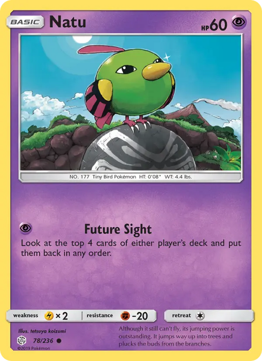 Natu 78 Cosmic Eclipse Pokesingles