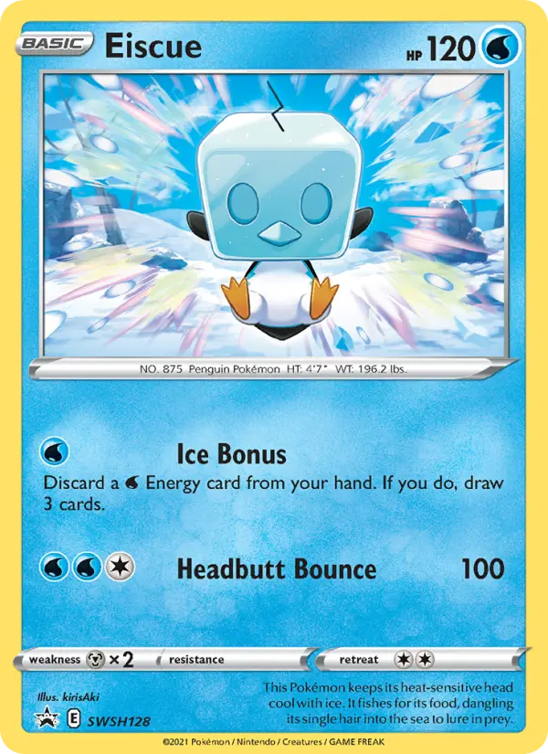 Eiscue SWSH128 SWSH Black Star Promos Pokesingles