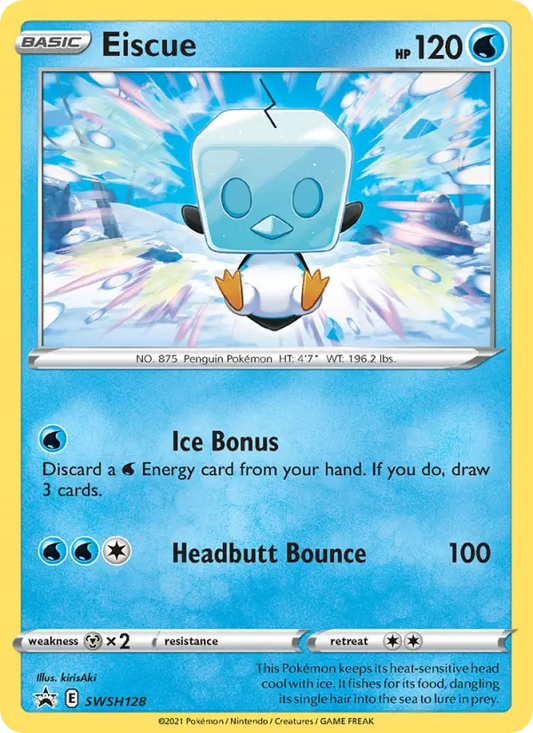 Eiscue SWSH128 SWSH Black Star Promos Pokesingles