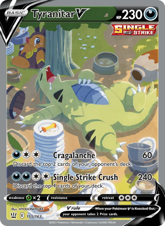 Tyranitar V 155 Battle Styles Pokesingles