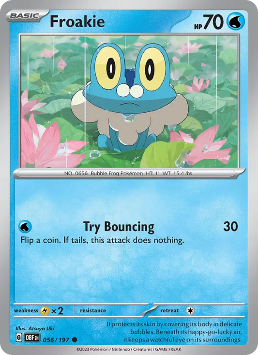 Froakie 56 Obsidian Flames Pokesingles