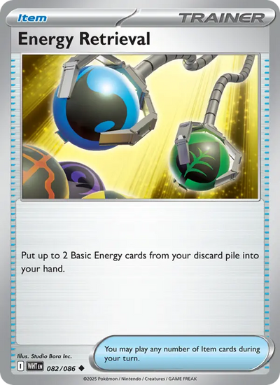 Energy Retrieval 82 White Flare Pokesingles