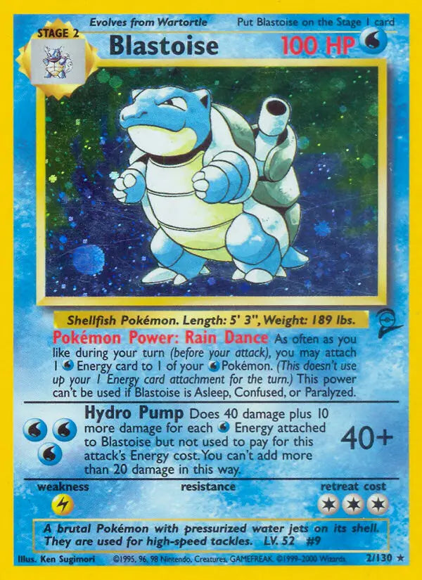 Blastoise 2 Base Set 2 Pokesingles
