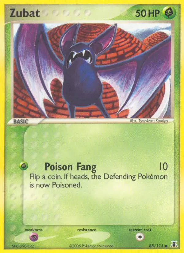 Zubat 88 Delta Species Pokesingles