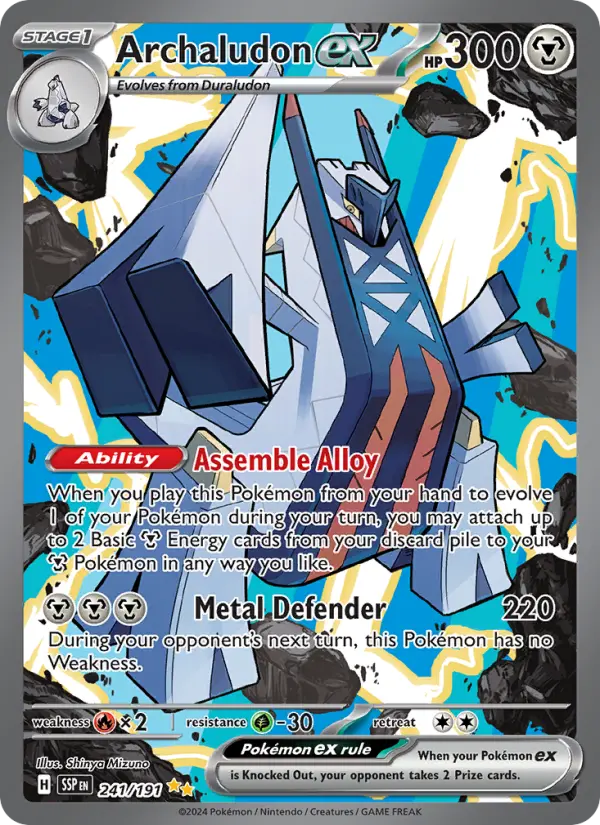 Archaludon ex 241 Surging Sparks Pokesingles