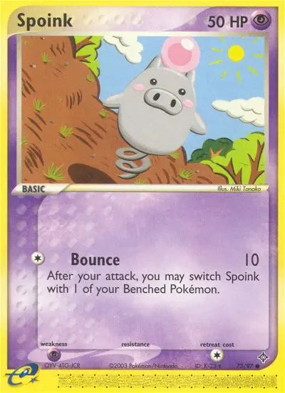 Spoink 73 Dragon Pokesingles