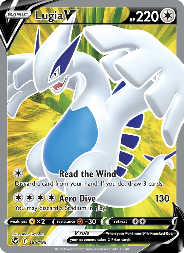 Lugia V 185 Silver Tempest Pokesingles
