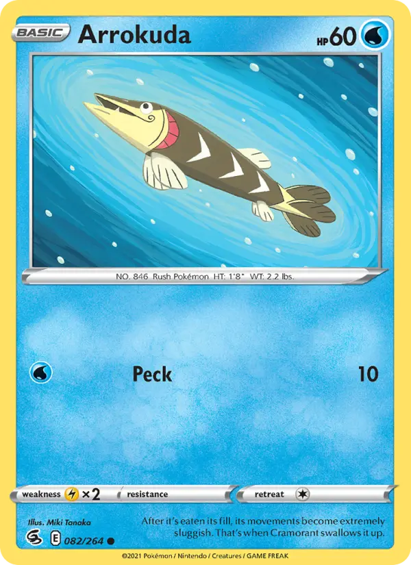 Arrokuda 82 Fusion Strike Pokesingles