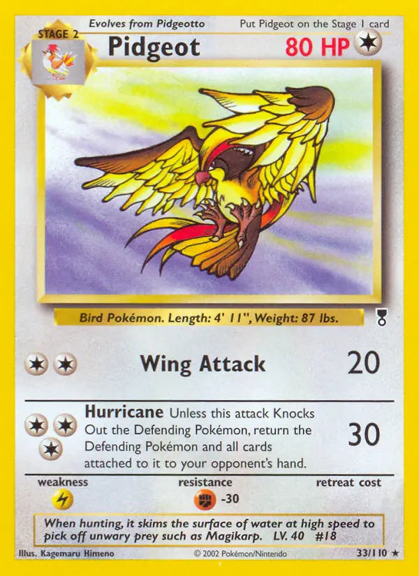 Pidgeot 33 Legendary Collection Pokesingles