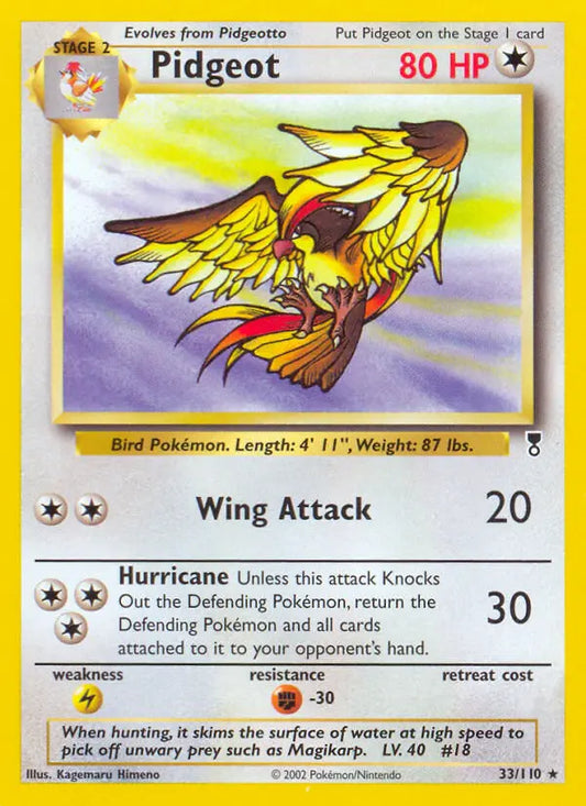 Pidgeot 33 Legendary Collection Pokesingles