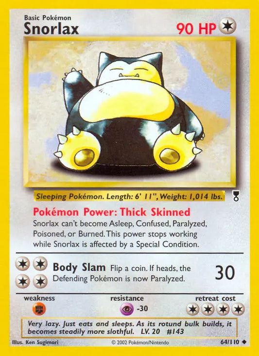 Snorlax 64 Legendary Collection Pokesingles