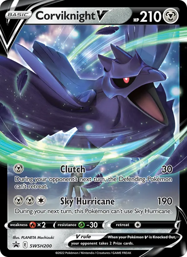 Corviknight V SWSH200 SWSH Black Star Promos Pokesingles