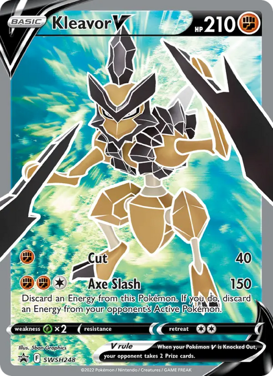 Kleavor V SWSH248 SWSH Black Star Promos Pokesingles