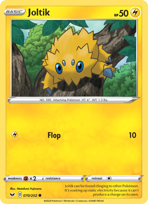 Joltik 70 Sword & Shield Pokesingles