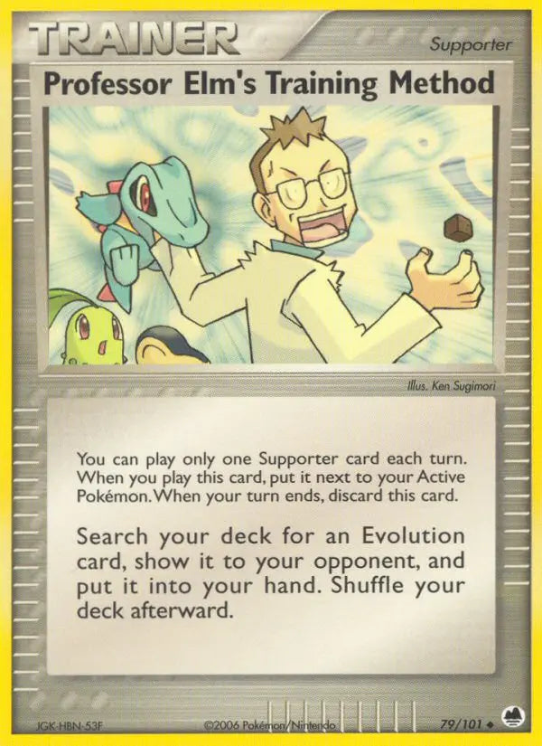 Professor Elm's Training Method 79 Dragon Frontiers Pokesingles