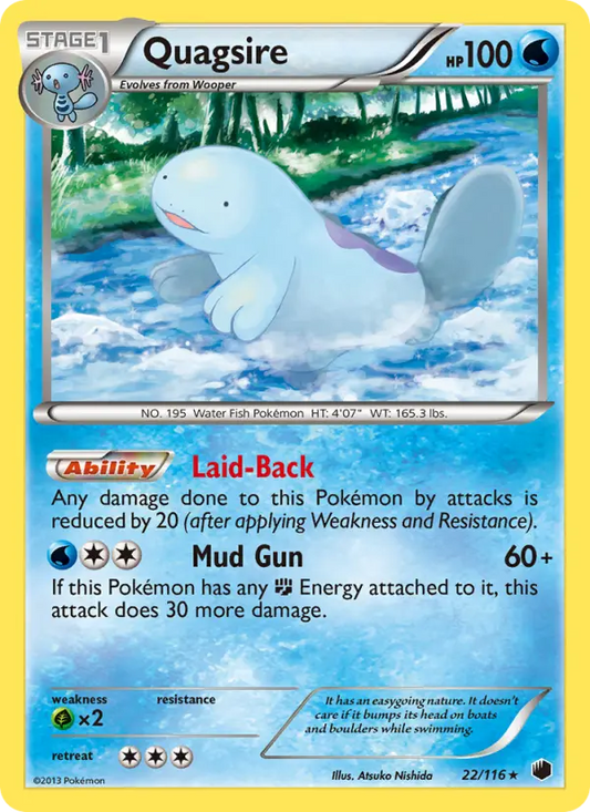 Quagsire 22 Plasma Freeze Pokesingles