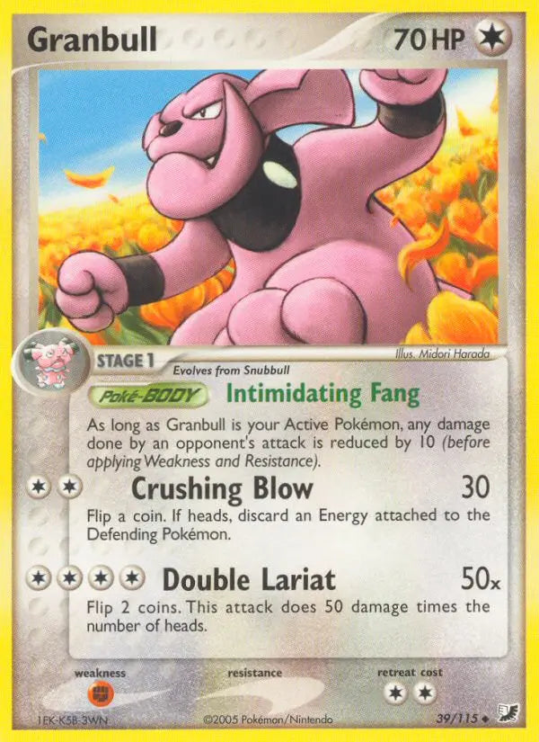 Granbull 39 Unseen Forces Pokesingles