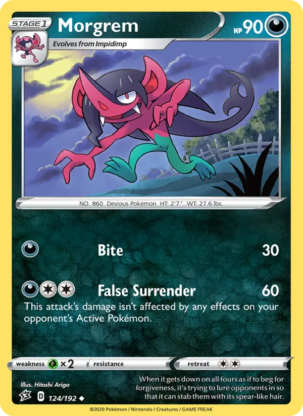 Morgrem 124 Rebel Clash Pokesingles