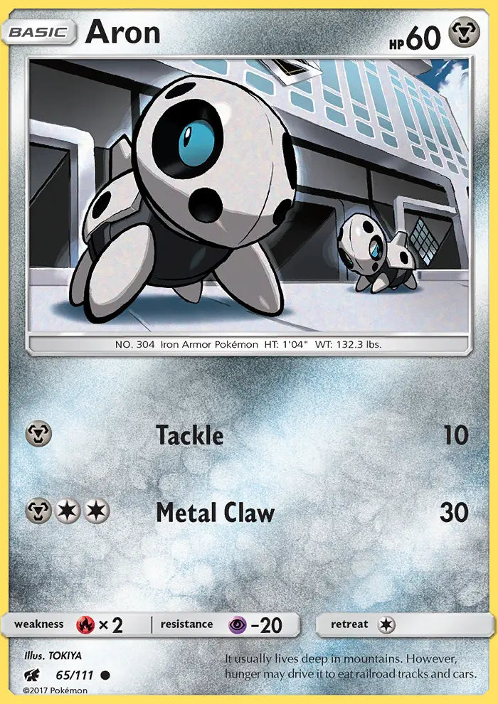 Aron 65 Crimson Invasion Pokesingles