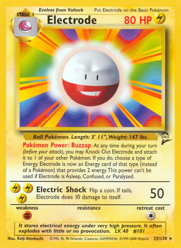 Electrode 25 Base Set 2 Pokesingles