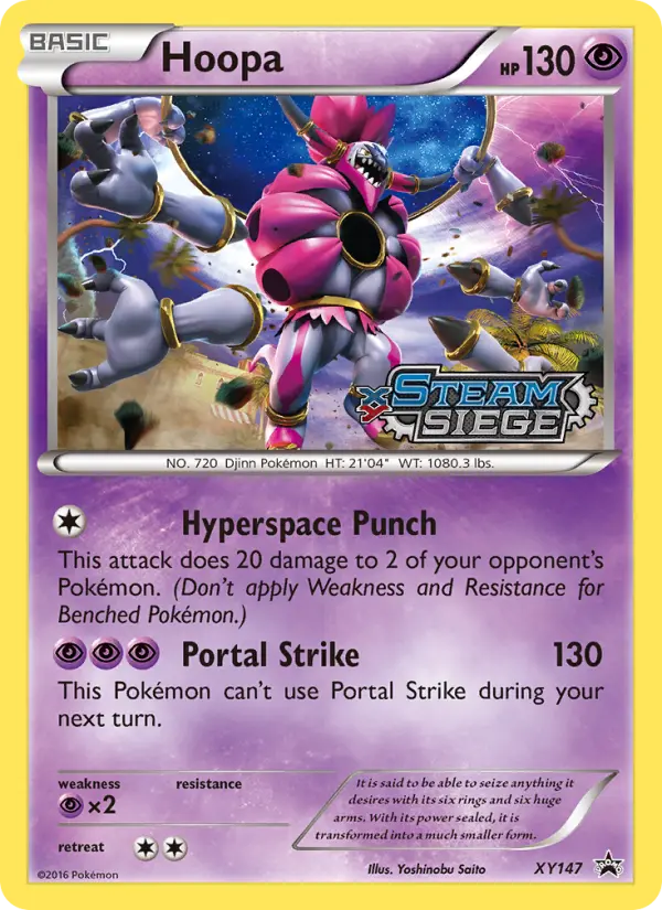 Hoopa XY147 XY Black Star Promos Pokesingles