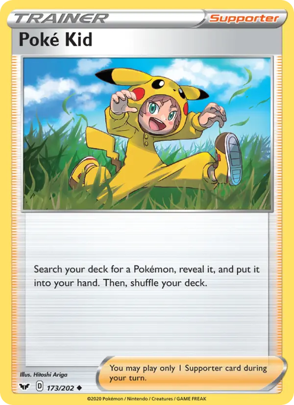 Poké Kid 173 Sword & Shield Pokesingles