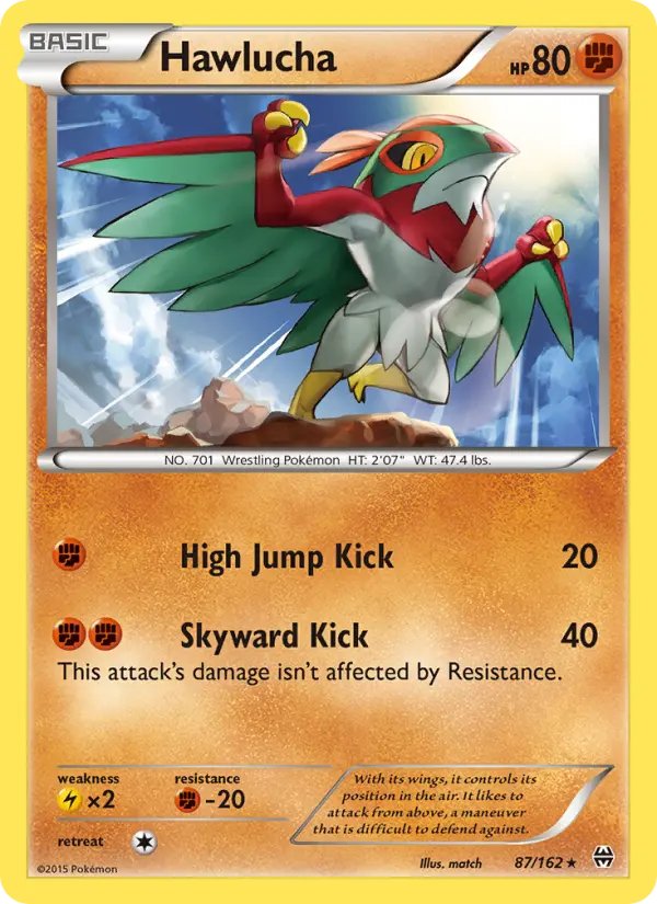 Hawlucha 87 BREAKthrough Pokesingles