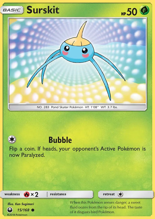 Surskit 15 Celestial Storm Pokesingles