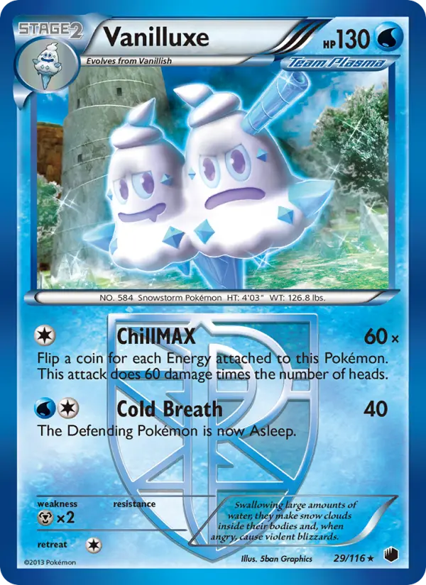 Vanilluxe 29 Plasma Freeze Pokesingles