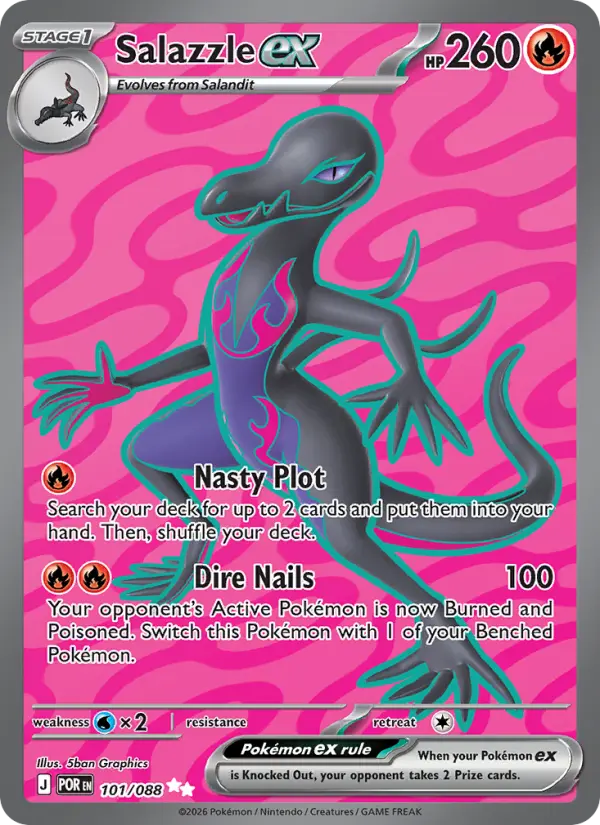 Salazzle ex 101 Perfect Order Pokesingles