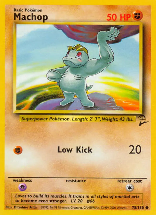 Machop 78 Base Set 2 Pokesingles
