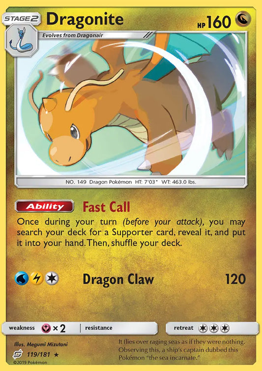 Dragonite 119 Team Up Pokesingles