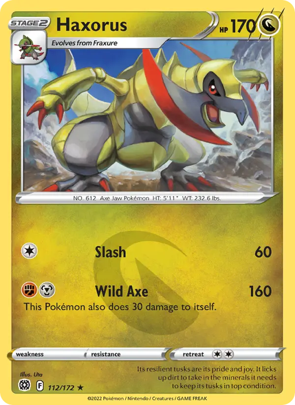 Haxorus 112 Brilliant Stars Pokesingles