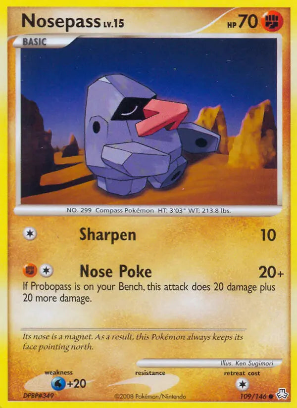 Nosepass 109 Legends Awakened Pokesingles