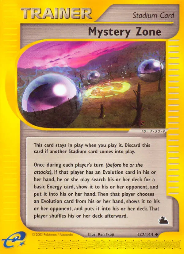 Mystery Zone 137 Skyridge Pokesingles