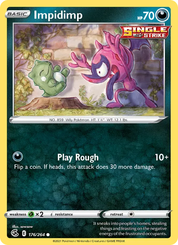 Impidimp 176 Fusion Strike Pokesingles