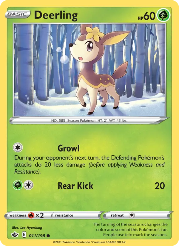 Deerling 11 Chilling Reign Pokesingles