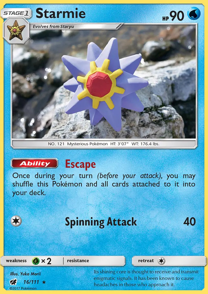 Starmie 16 Crimson Invasion Pokesingles