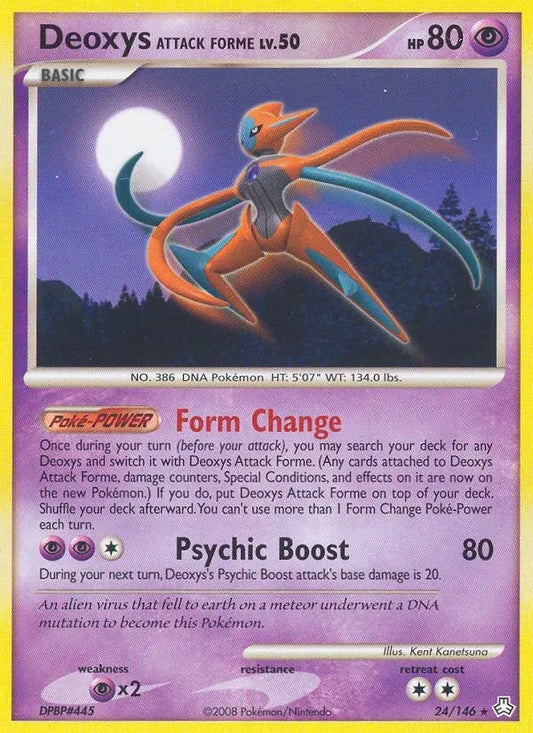 Deoxys Attack Forme 24 Legends Awakened Pokesingles