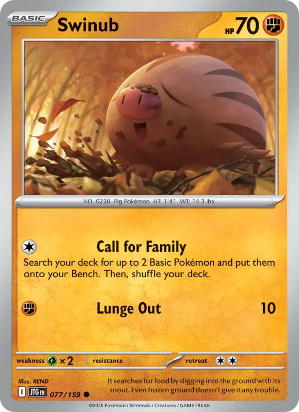 Swinub 77 Journey Together Pokesingles