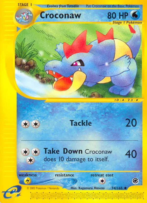 Croconaw 74 Expedition Base Set Pokesingles