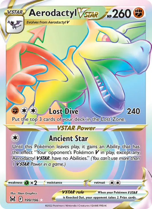Aerodactyl VSTAR 199 Lost Origin Pokesingles