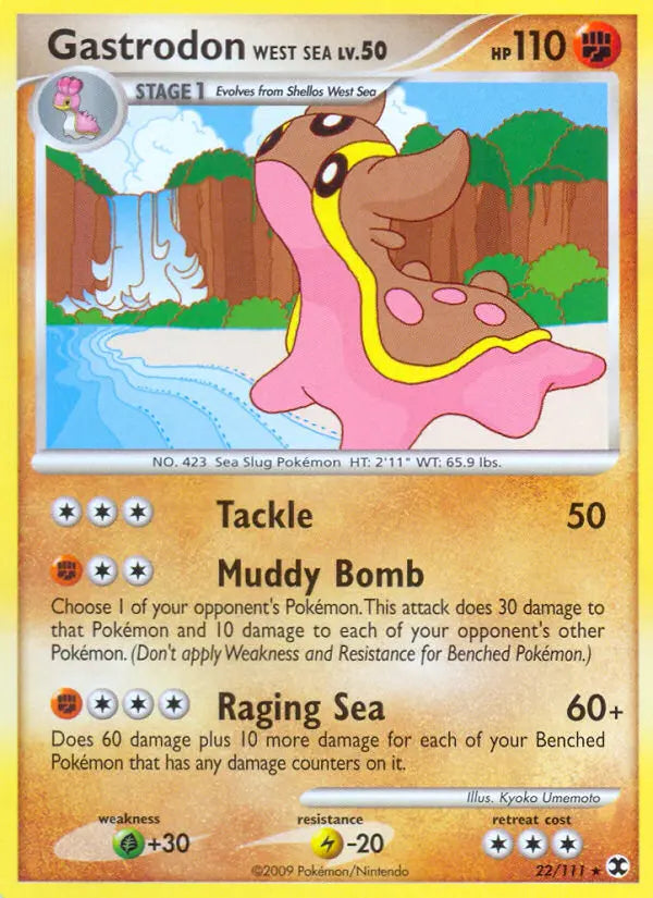Gastrodon West Sea 22 Rising Rivals Pokesingles